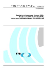 Die Norm ETSI TS 102675-2-V1.1.1 27.11.2009 Ansicht
