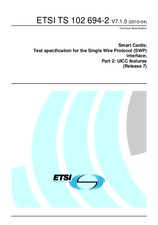 Die Norm ETSI TS 102694-2-V7.1.0 16.4.2010 Ansicht