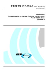 Die Norm ETSI TS 102695-2-V7.0.0 2.10.2009 Ansicht