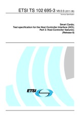 Die Norm ETSI TS 102695-3-V8.0.0 27.6.2011 Ansicht