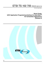 Die Norm ETSI TS 102705-V9.0.0 27.10.2010 Ansicht