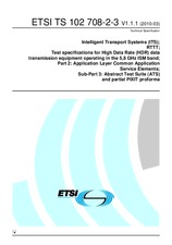 Die Norm ETSI TS 102708-2-3-V1.1.1 30.3.2010 Ansicht