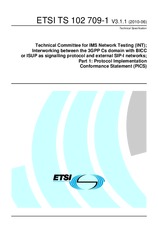 Die Norm ETSI TS 102709-1-V3.1.1 16.6.2010 Ansicht