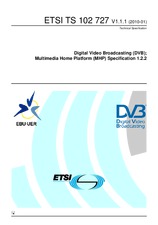 Die Norm ETSI TS 102727-V1.1.1 27.1.2010 Ansicht
