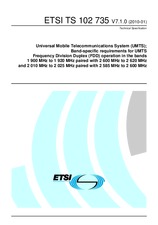Die Norm ETSI TS 102735-V7.1.0 22.1.2010 Ansicht