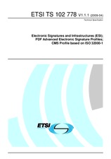 Ansicht ETSI TS 102778-V1.1.1 3.4.2009