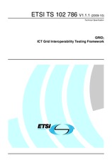 Die Norm ETSI TS 102786-V1.1.1 21.10.2009 Ansicht
