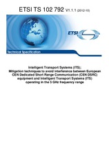 Die Norm ETSI TS 102792-V1.1.1 29.10.2012 Ansicht