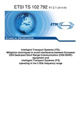 Die Norm ETSI TS 102792-V1.2.1 18.6.2015 Ansicht