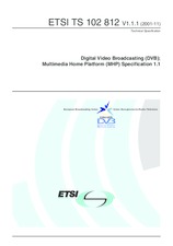 Die Norm ETSI TS 102812-V1.1.1 22.11.2001 Ansicht