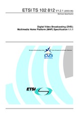 Die Norm ETSI TS 102812-V1.2.1 30.6.2003 Ansicht