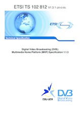 Die Norm ETSI TS 102812-V1.3.1 9.5.2012 Ansicht