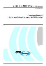 Die Norm ETSI TS 102815-V1.2.1 3.1.2006 Ansicht
