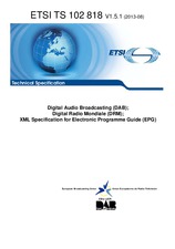 Die Norm ETSI TS 102818-V1.5.1 6.8.2013 Ansicht