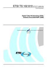 Die Norm ETSI TS 102819-V1.2.1 4.5.2004 Ansicht