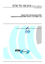 Die Norm ETSI TS 102819-V1.3.1 27.10.2005 Ansicht