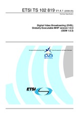 Die Norm ETSI TS 102819-V1.4.1 16.5.2008 Ansicht