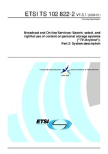 Die Norm ETSI TS 102822-2-V1.3.1 23.1.2006 Ansicht