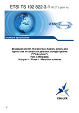 Die Norm ETSI TS 102822-3-1-V1.7.1 7.11.2011 Ansicht