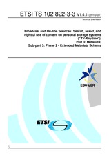 Die Norm ETSI TS 102822-3-3-V1.4.1 20.7.2010 Ansicht