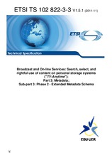 Die Norm ETSI TS 102822-3-3-V1.5.1 7.11.2011 Ansicht
