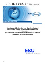 Die Norm ETSI TS 102822-6-1-V1.8.1 14.12.2012 Ansicht