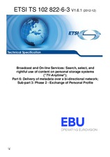 Die Norm ETSI TS 102822-6-3-V1.6.1 14.12.2012 Ansicht