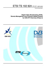 Die Norm ETSI TS 102824-V1.2.1 1.2.2010 Ansicht