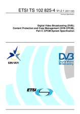 Die Norm ETSI TS 102825-4-V1.2.1 18.2.2011 Ansicht