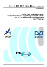 Die Norm ETSI TS 102825-10-V1.2.1 23.3.2011 Ansicht