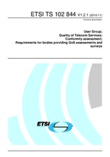 Die Norm ETSI TS 102844-V1.2.1 29.11.2010 Ansicht