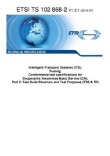 Die Norm ETSI TS 102868-2-V1.3.1 28.7.2015 Ansicht