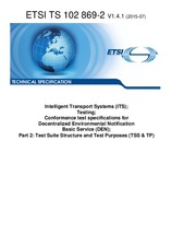 Die Norm ETSI TS 102869-2-V1.4.1 23.7.2015 Ansicht
