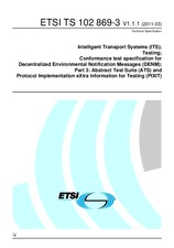Die Norm ETSI TS 102869-3-V1.1.1 31.3.2011 Ansicht