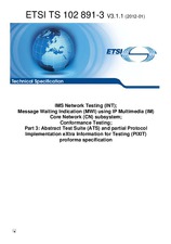 Die Norm ETSI TS 102891-3-V3.1.1 23.1.2012 Ansicht