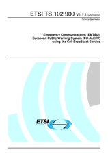 Die Norm ETSI TS 102900-V1.1.1 8.10.2010 Ansicht