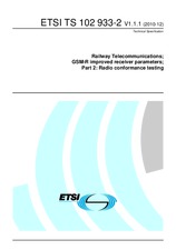 Die Norm ETSI TS 102933-2-V1.1.1 13.12.2010 Ansicht