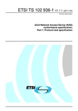 Die Norm ETSI TS 102936-1-V1.1.1 1.4.2011 Ansicht