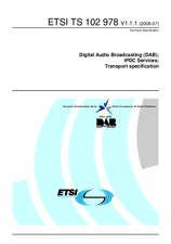 Die Norm ETSI TS 102978-V1.1.1 31.7.2008 Ansicht