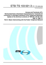 UNGÜLTIG ETSI TS 103021-3-V1.1.1 26.8.2003 Ansicht