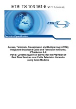 Die Norm ETSI TS 103161-5-V1.1.1 27.10.2011 Ansicht