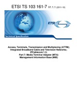 Die Norm ETSI TS 103161-7-V1.1.1 27.10.2011 Ansicht