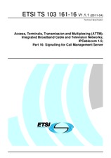 Die Norm ETSI TS 103161-16-V1.1.1 13.4.2011 Ansicht