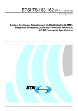 Die Norm ETSI TS 103162-V1.1.1 11.10.2010 Ansicht