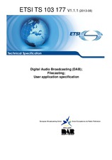 Die Norm ETSI TS 103177-V1.1.1 6.8.2013 Ansicht