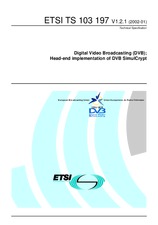Die Norm ETSI TS 103197-V1.2.1 30.1.2002 Ansicht