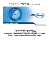 Die Norm ETSI TS 103236-V1.1.1 17.1.2014 Ansicht