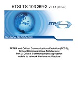 Die Norm ETSI TS 103269-2-V1.1.1 16.1.2015 Ansicht