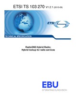 Die Norm ETSI TS 103270-V1.2.1 29.9.2015 Ansicht