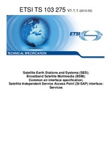Die Norm ETSI TS 103275-V1.1.1 26.5.2015 Ansicht